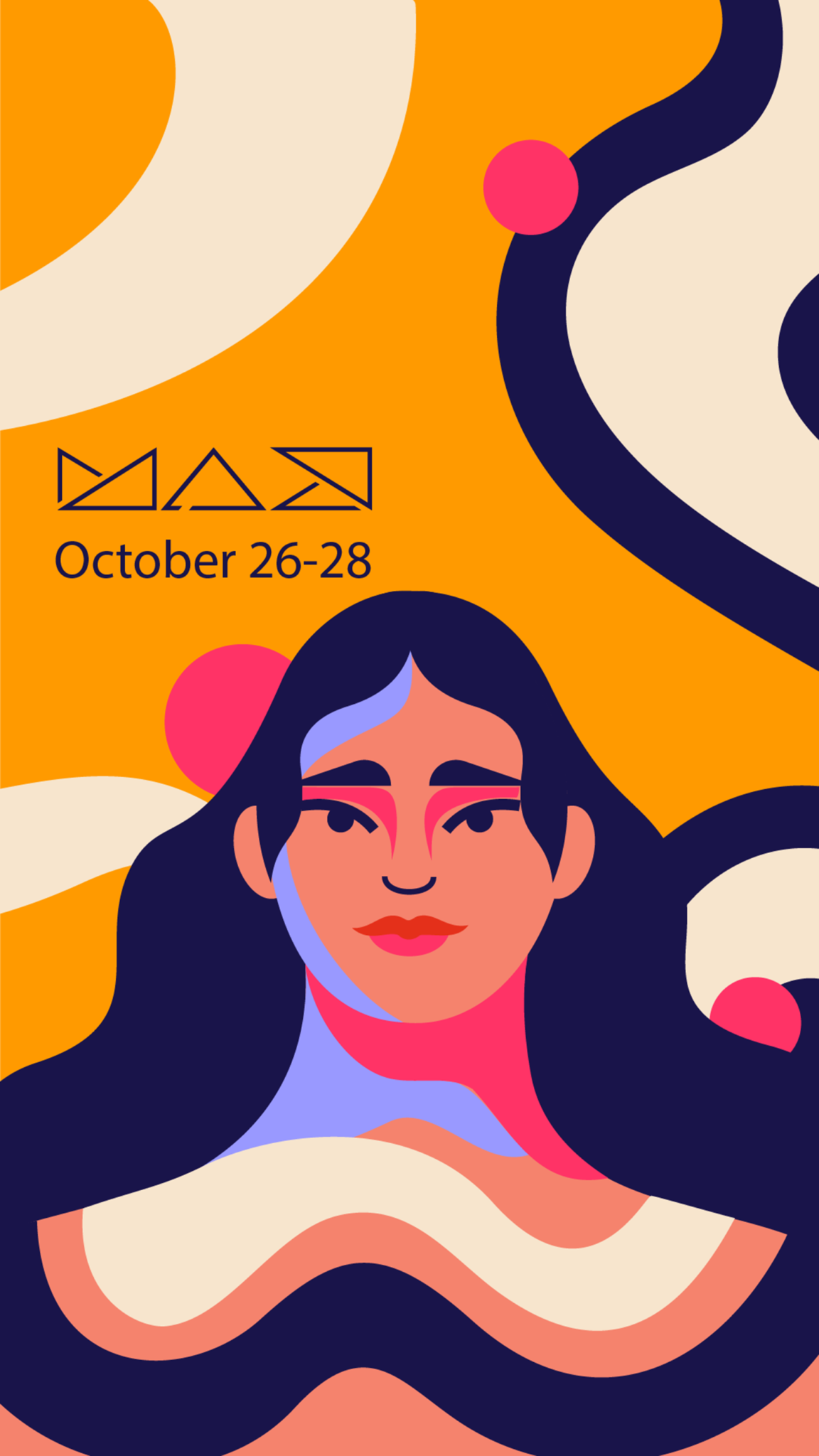 Adobe Max promo poster 2021 by Monsie